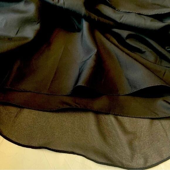 Hayley Paige Occasions Black Evening Party One Shoulder Maxi Dress NWOT Size 10 - Picture 9 of 14